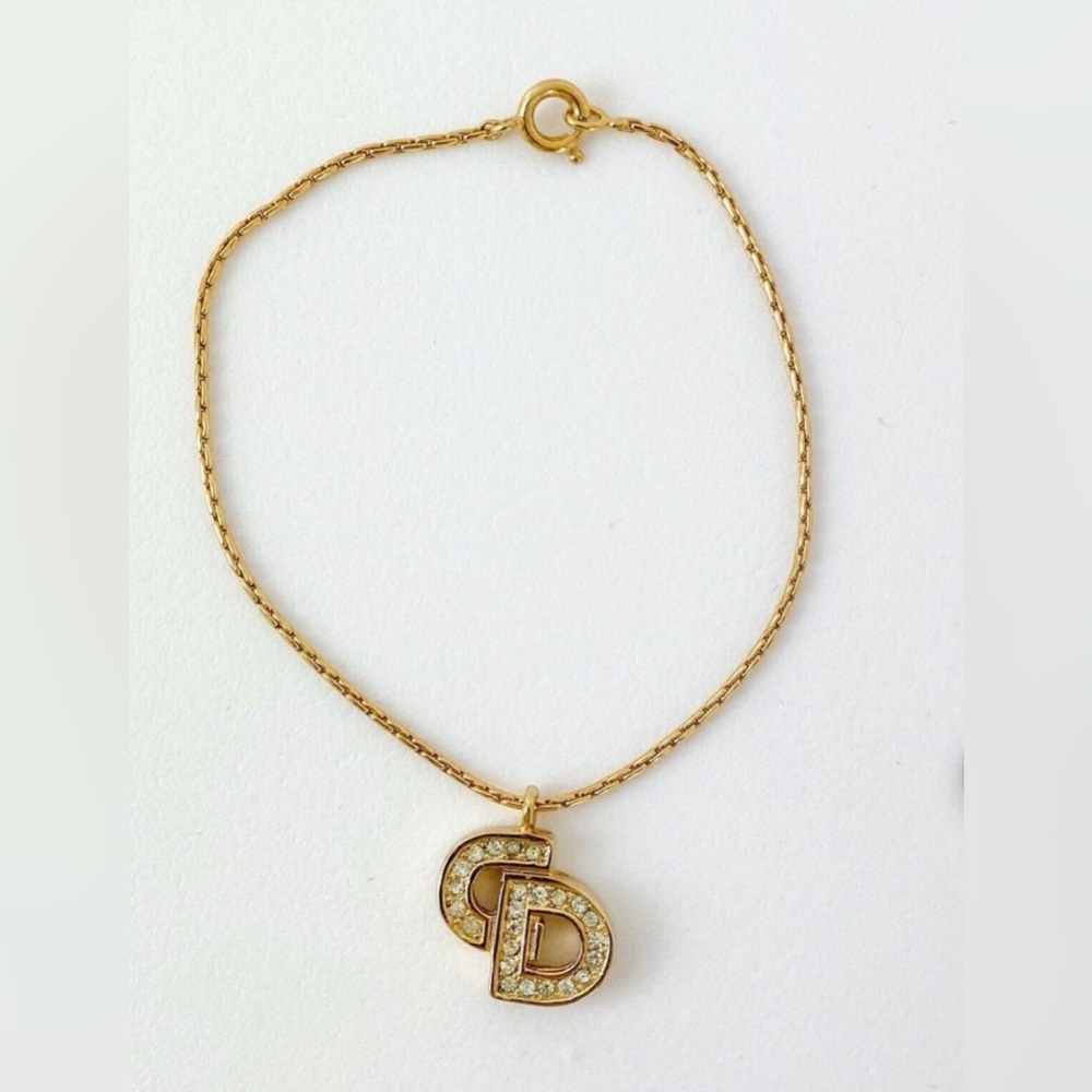 Vintage Christian Dior CD Logo Bracelet
